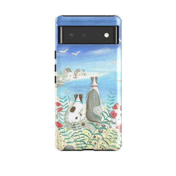 Google Tough Case -  Beach Dogs By Mary Stubberfield