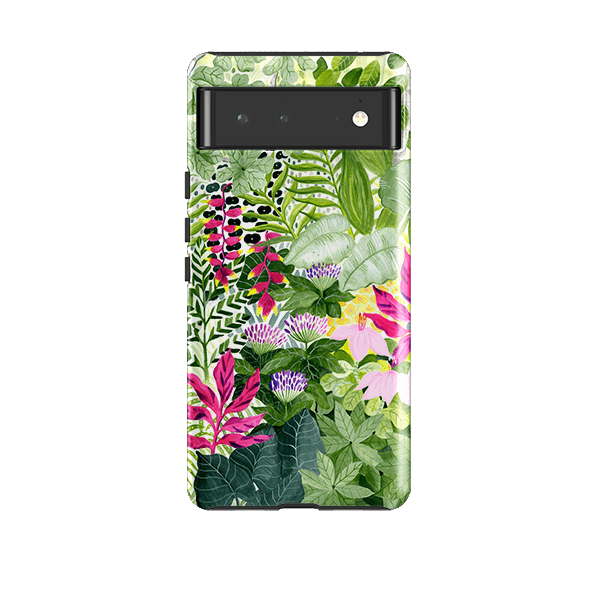 Google Tough Case -  Pink Botanical By Bex Parkin