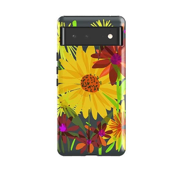 Google Tough Case -  Sunflowers By Sarah Campbell