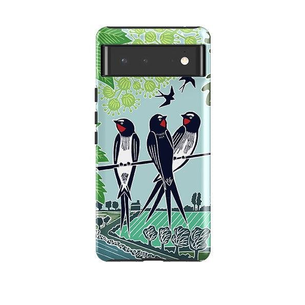 Google Tough Case -  Swallows By kate Heiss