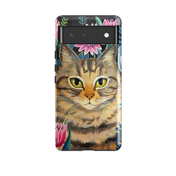 Google Tough Case -  Tabby Cat By Mary Stubberfield