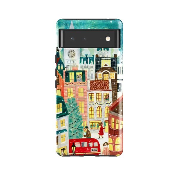 Google Tough Case -  Xmas In London By Caroline Bonne Muller